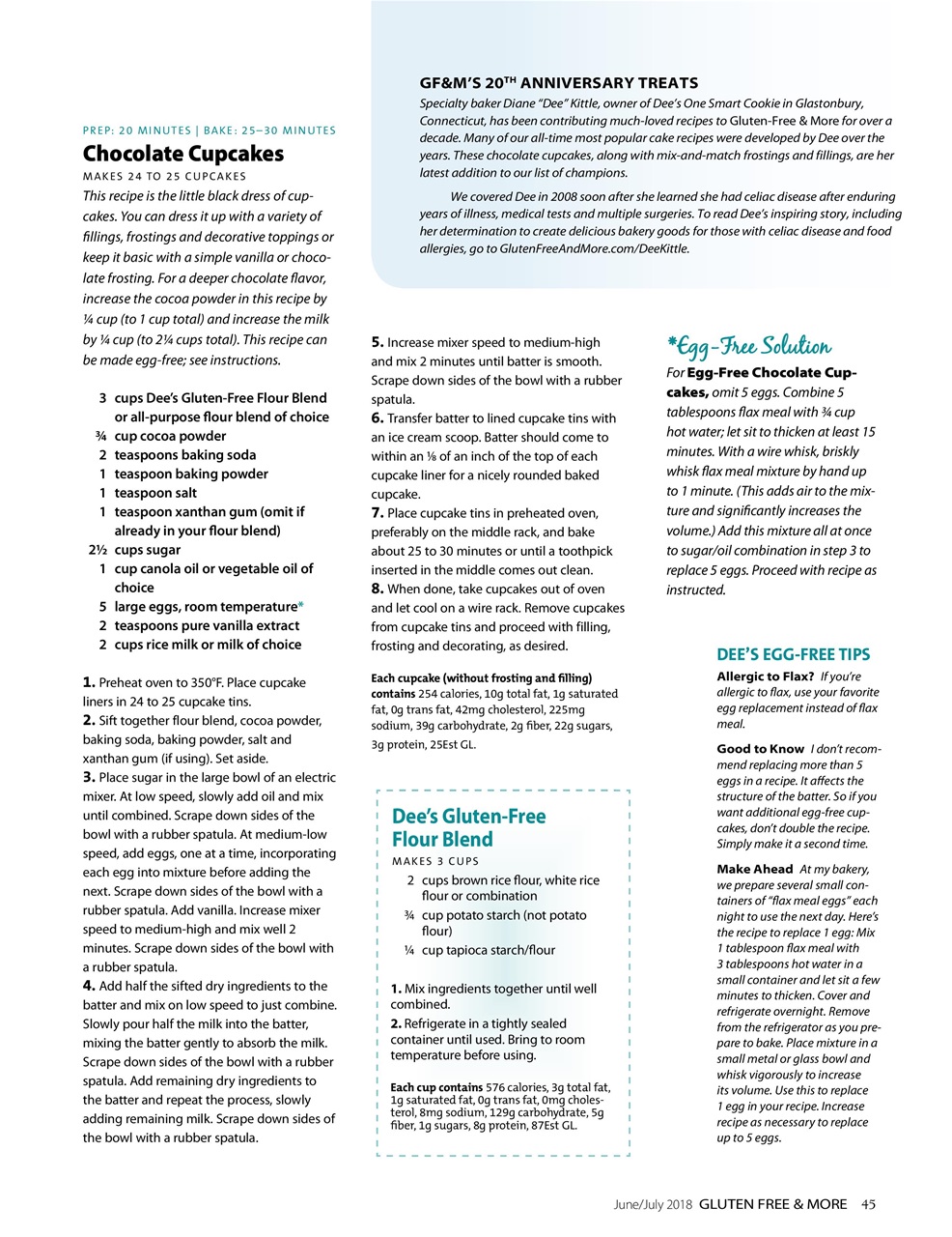 Gluten Free & More Preview Pages