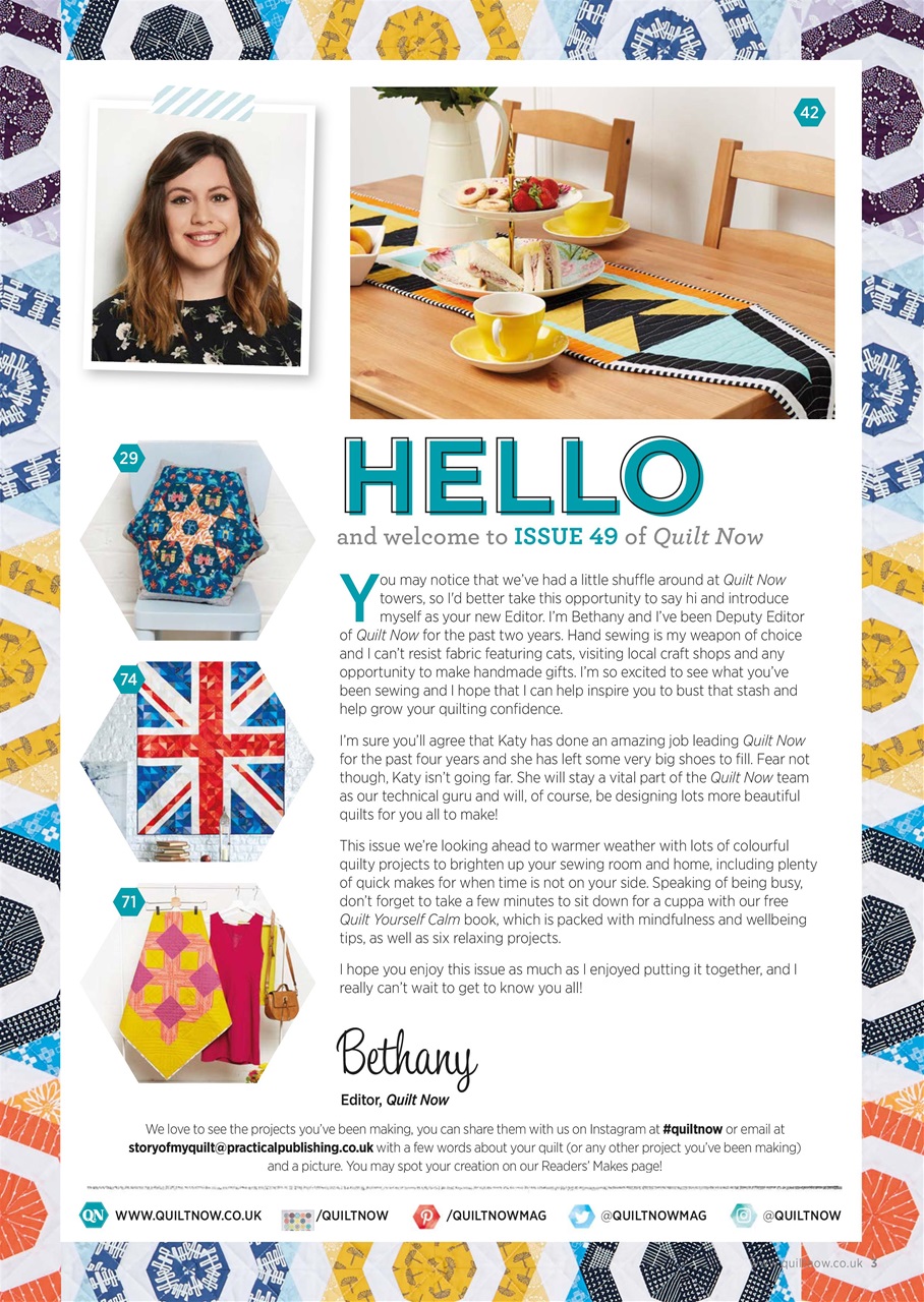 Quilt Now Preview Pages