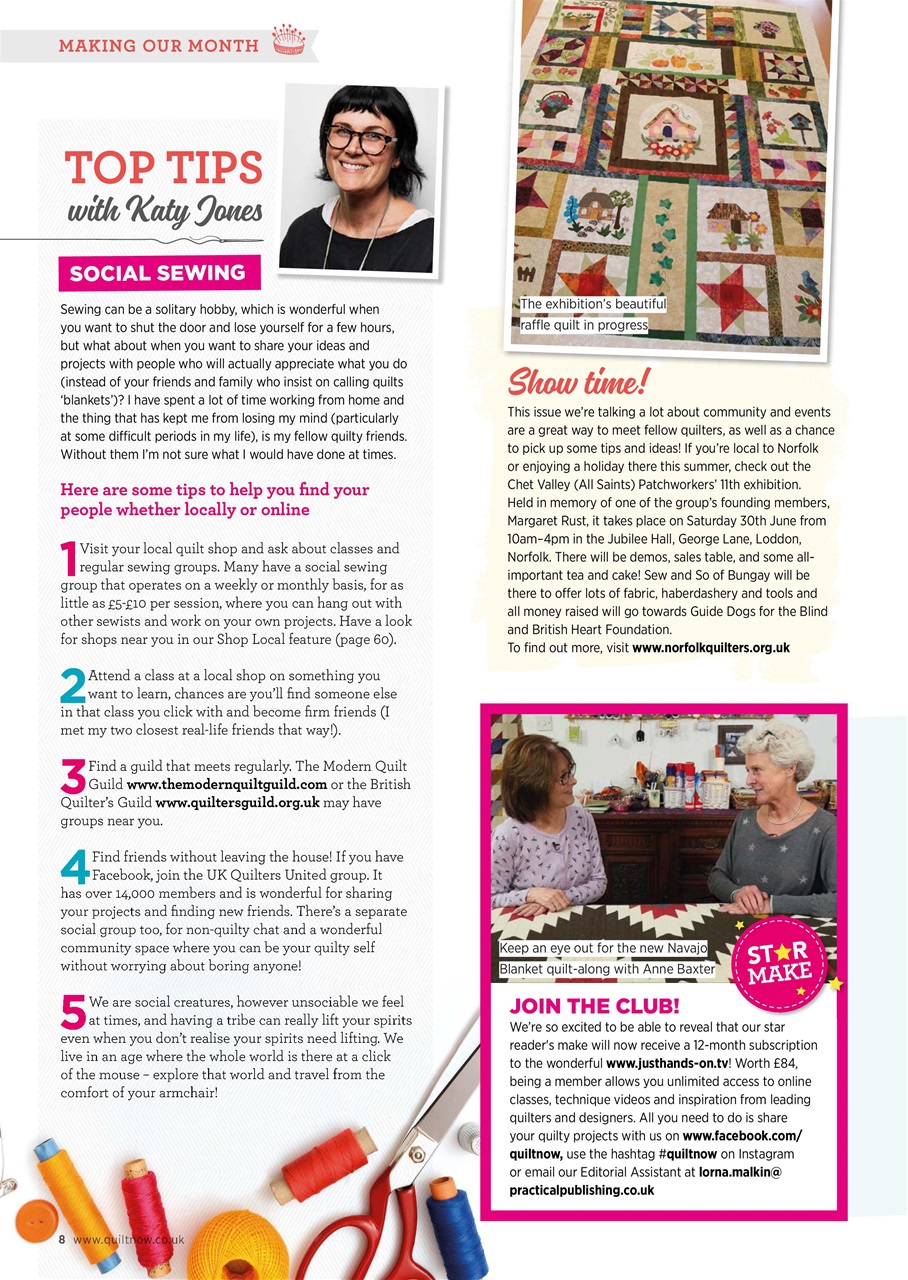 Quilt Now Preview Pages