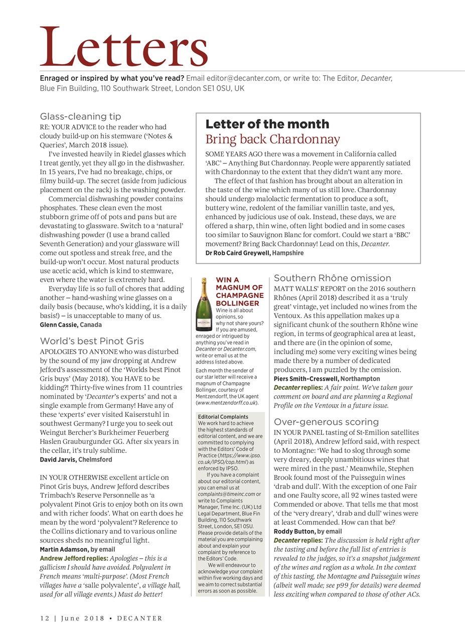 Decanter Preview Pages