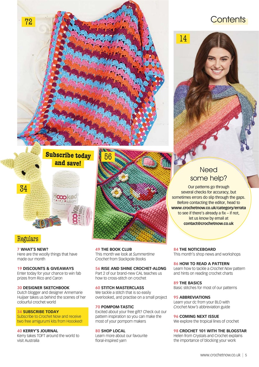 Crochet Now Magazine Preview Pages