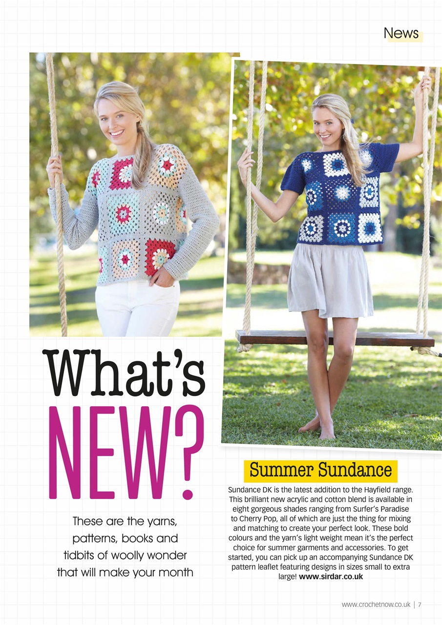 Crochet Now Magazine Preview Pages