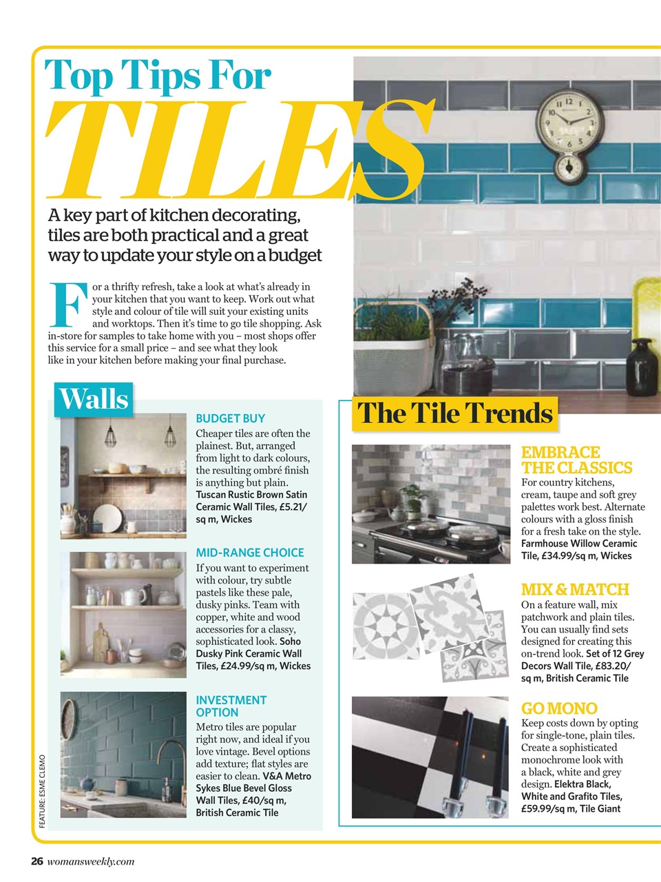 Woman's Weekly Preview Pages