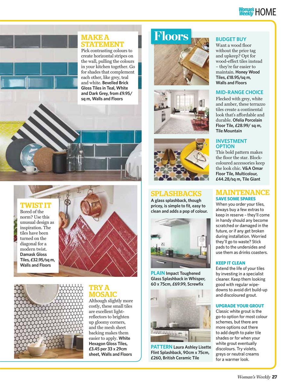 Woman's Weekly Preview Pages