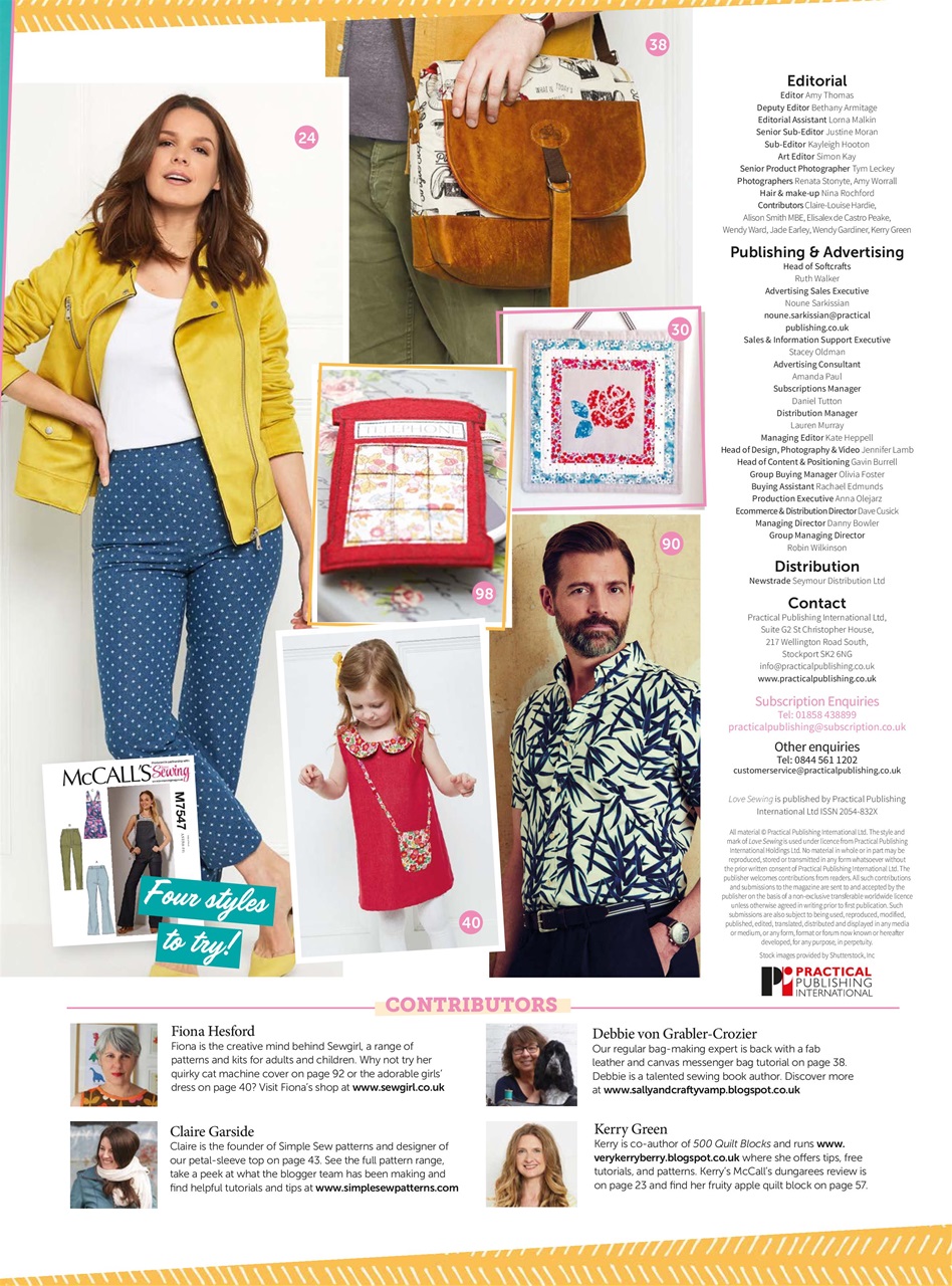 Love Sewing Preview Pages