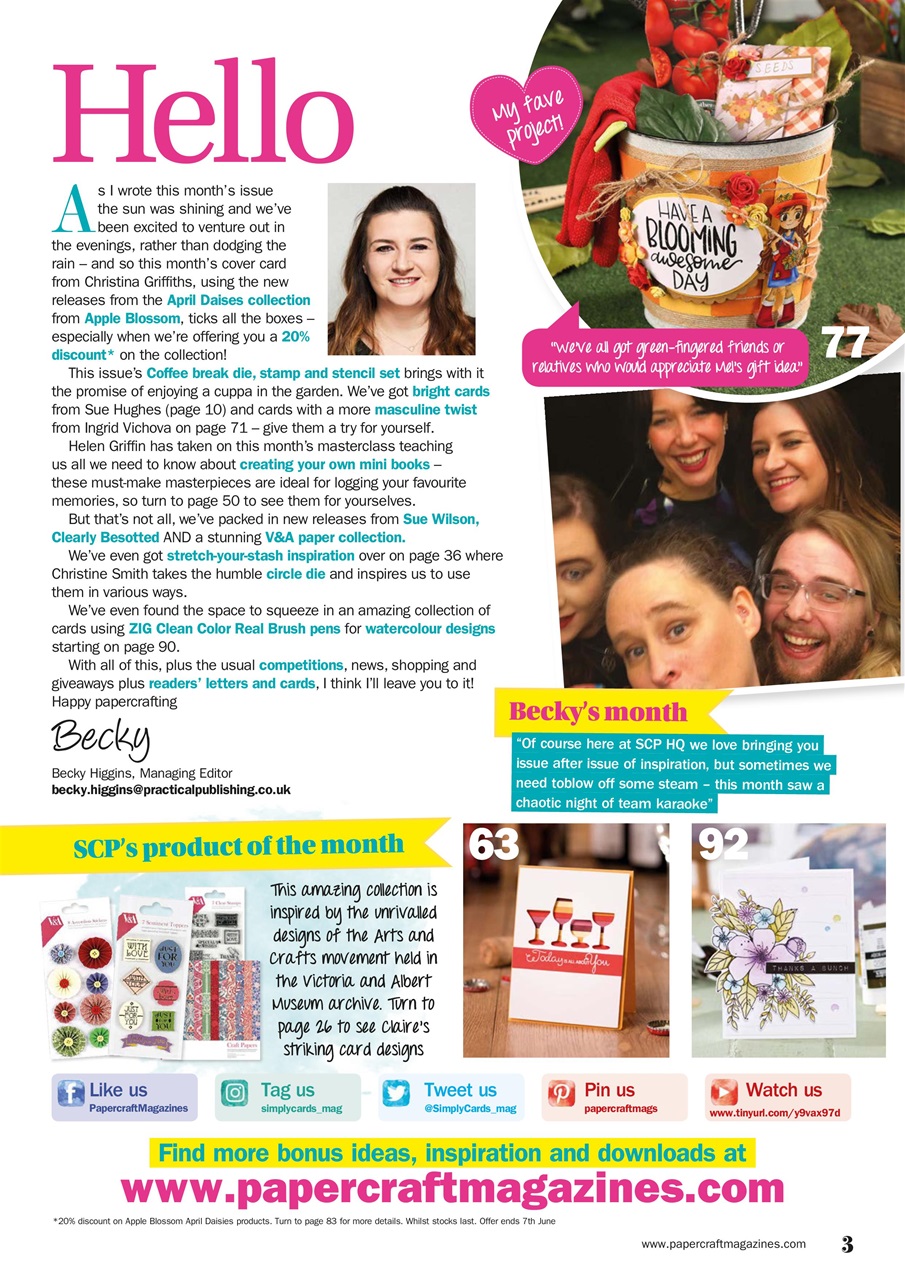 Simply Cards & Papercraft Preview Pages