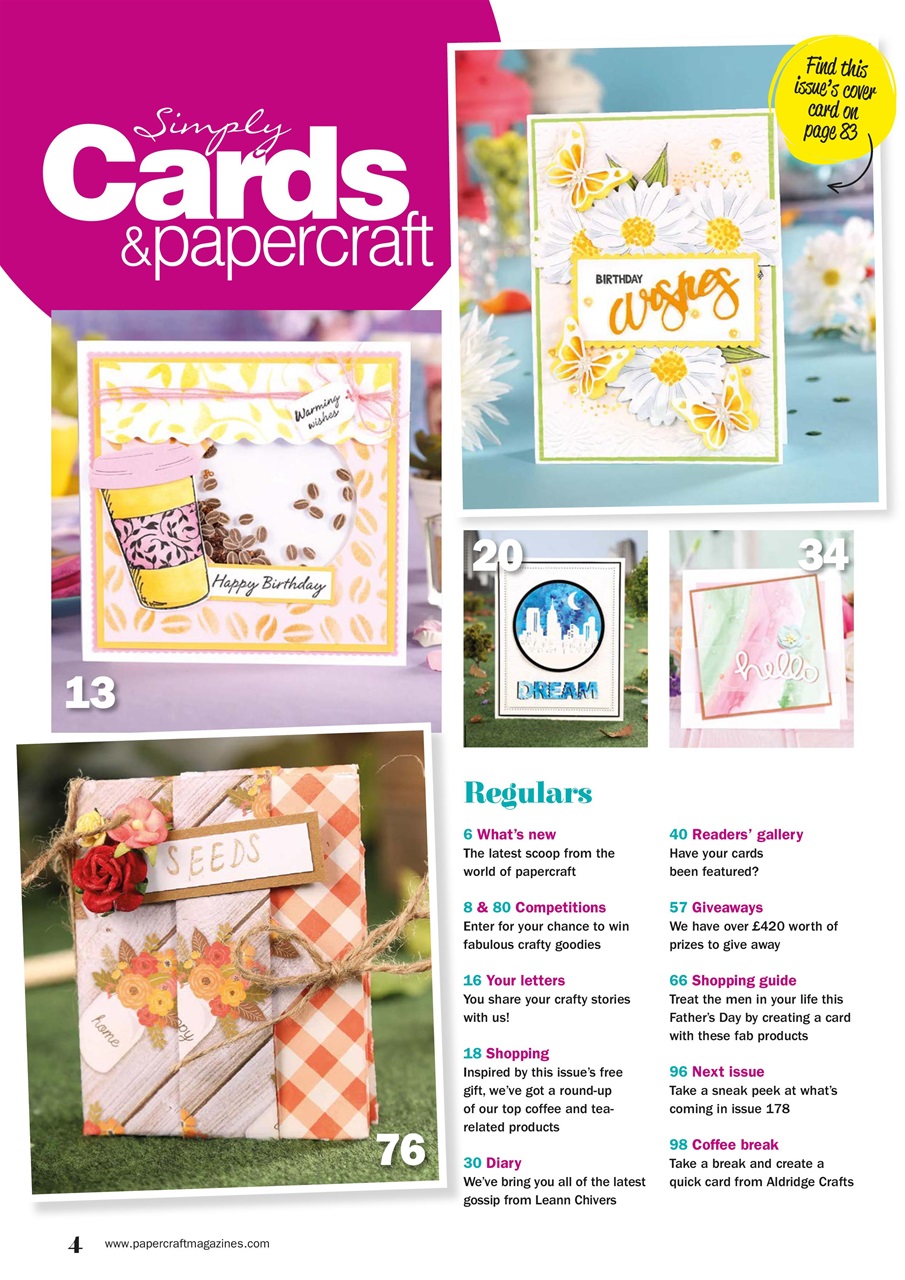 Simply Cards & Papercraft Preview Pages