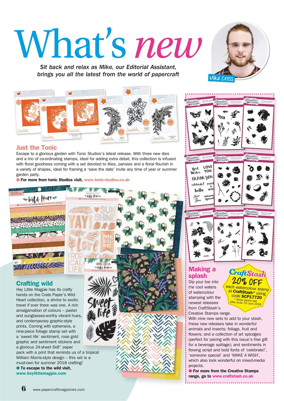 Simply Cards & Papercraft Preview Pages