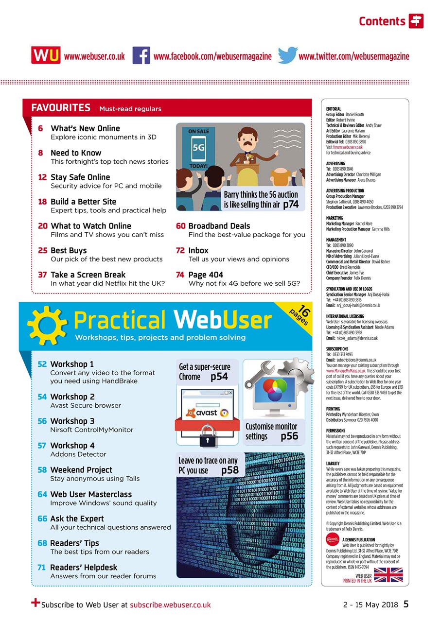 Webuser Preview Pages