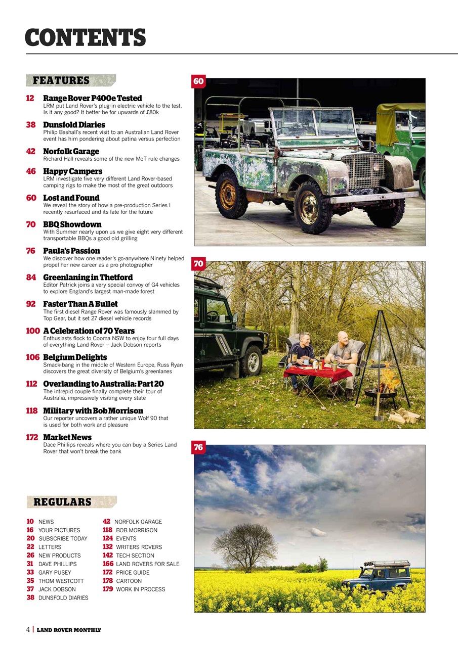 Land Rover Monthly Preview Pages