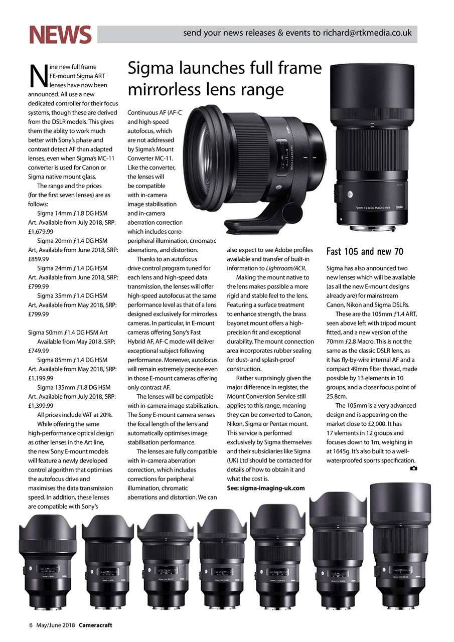 f2 Cameracraft Preview Pages