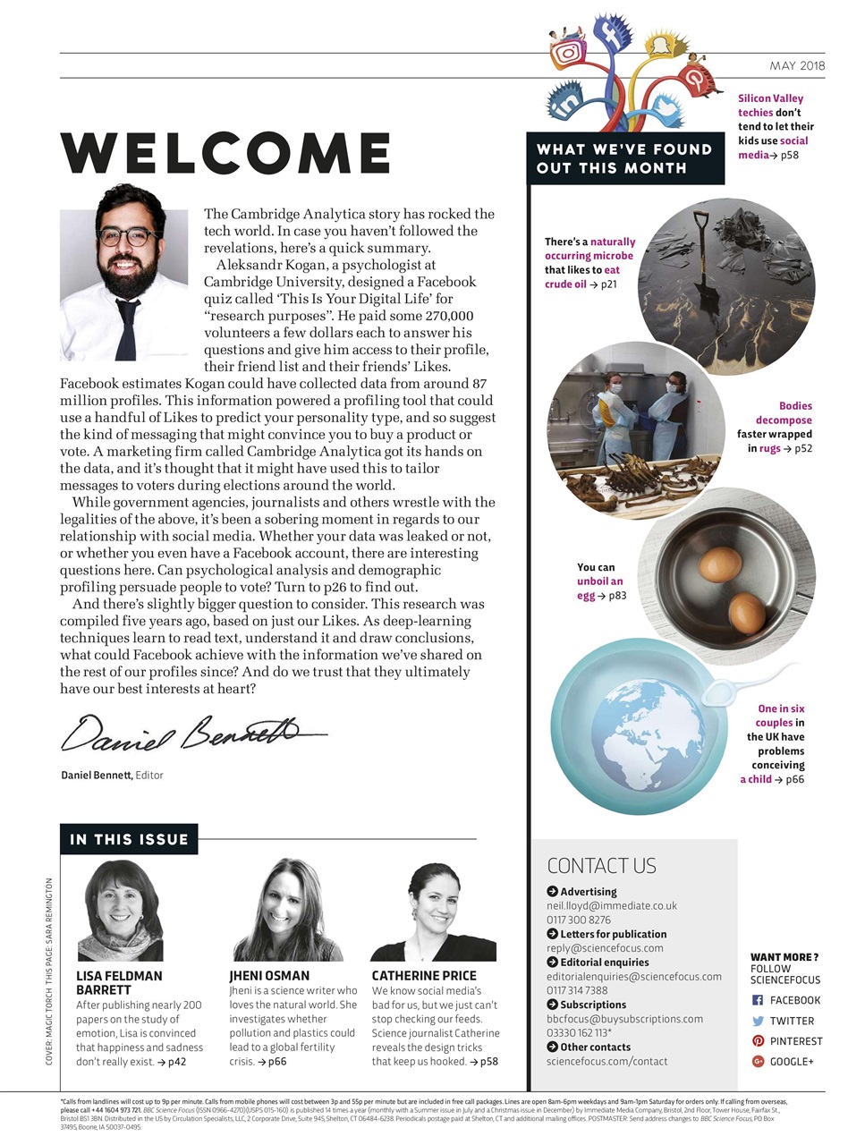 BBC Science Focus Magazine Preview Pages