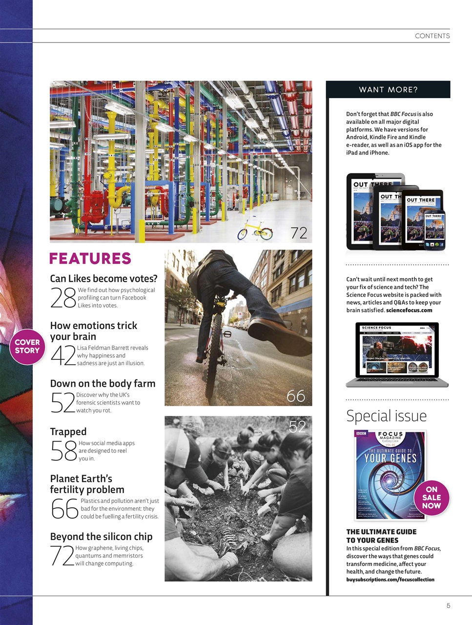 BBC Science Focus Magazine Preview Pages