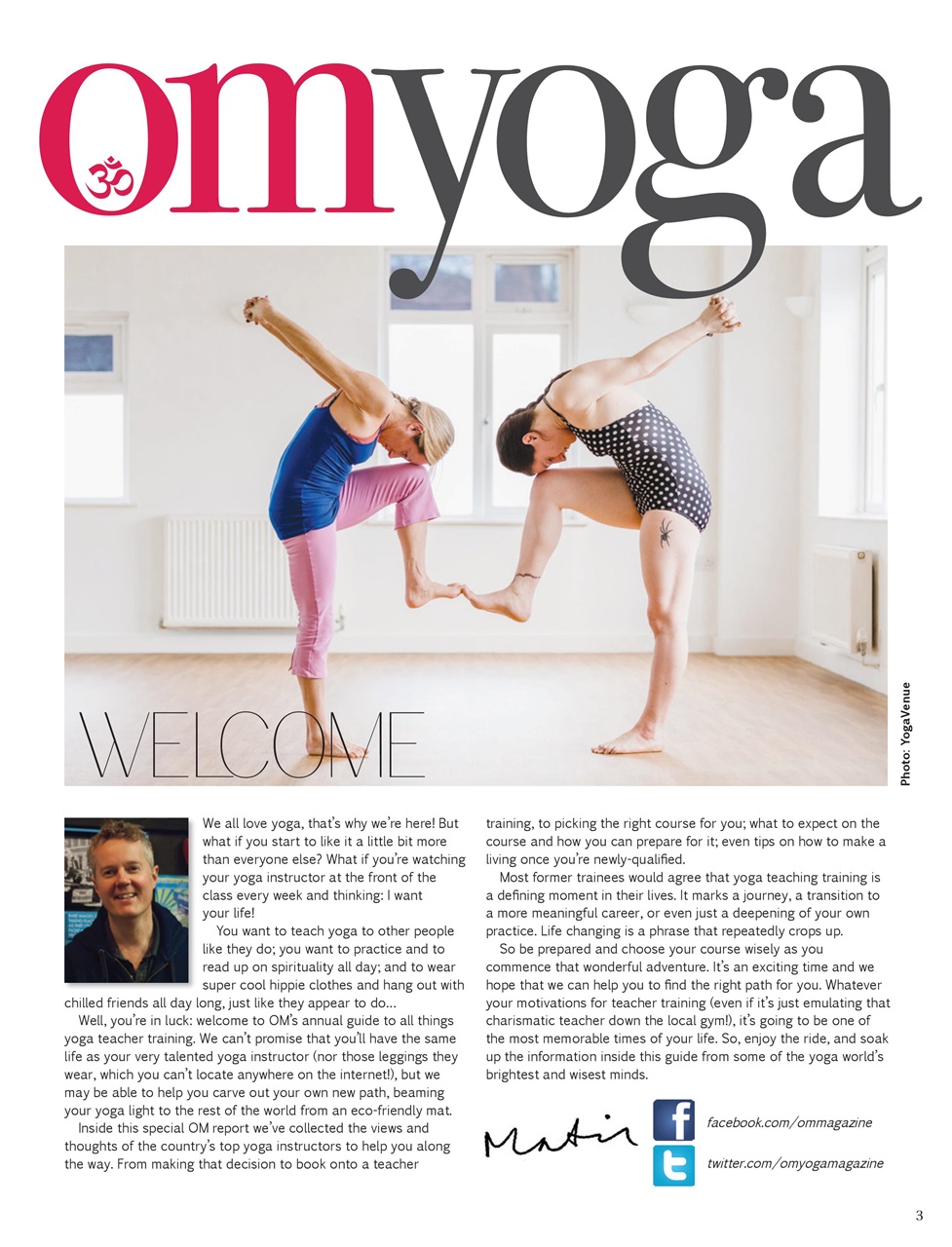 OM Yoga Magazine Preview Pages