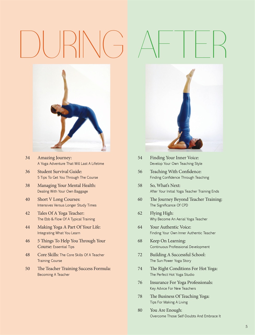 OM Yoga Magazine Preview Pages