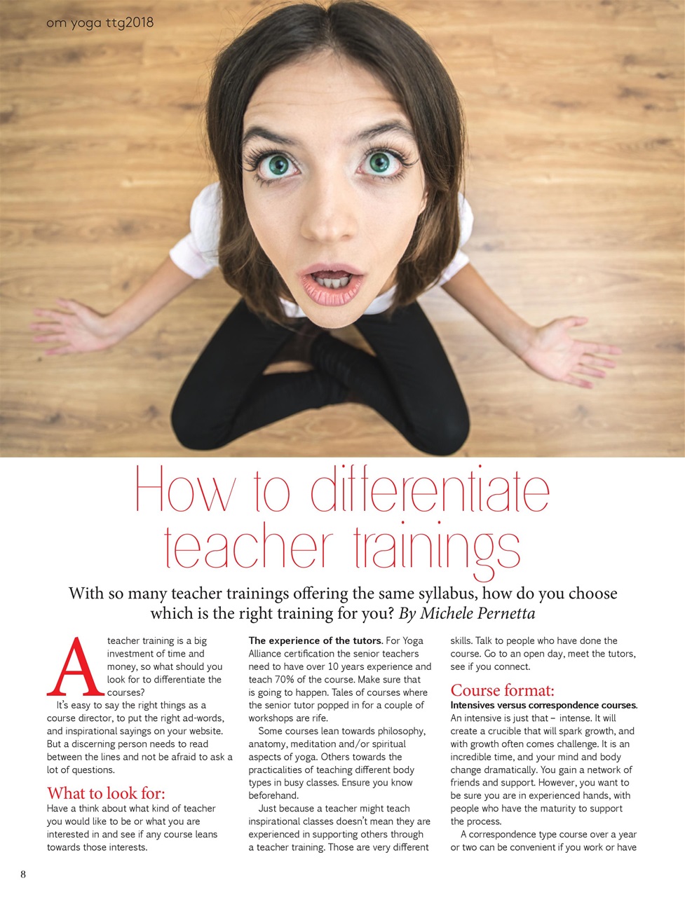 OM Yoga Magazine Preview Pages