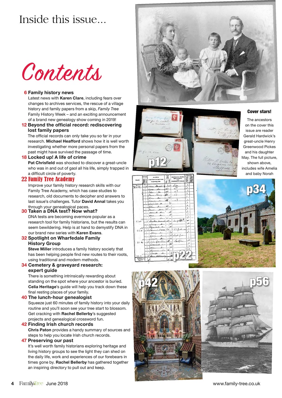 Family Tree Preview Pages