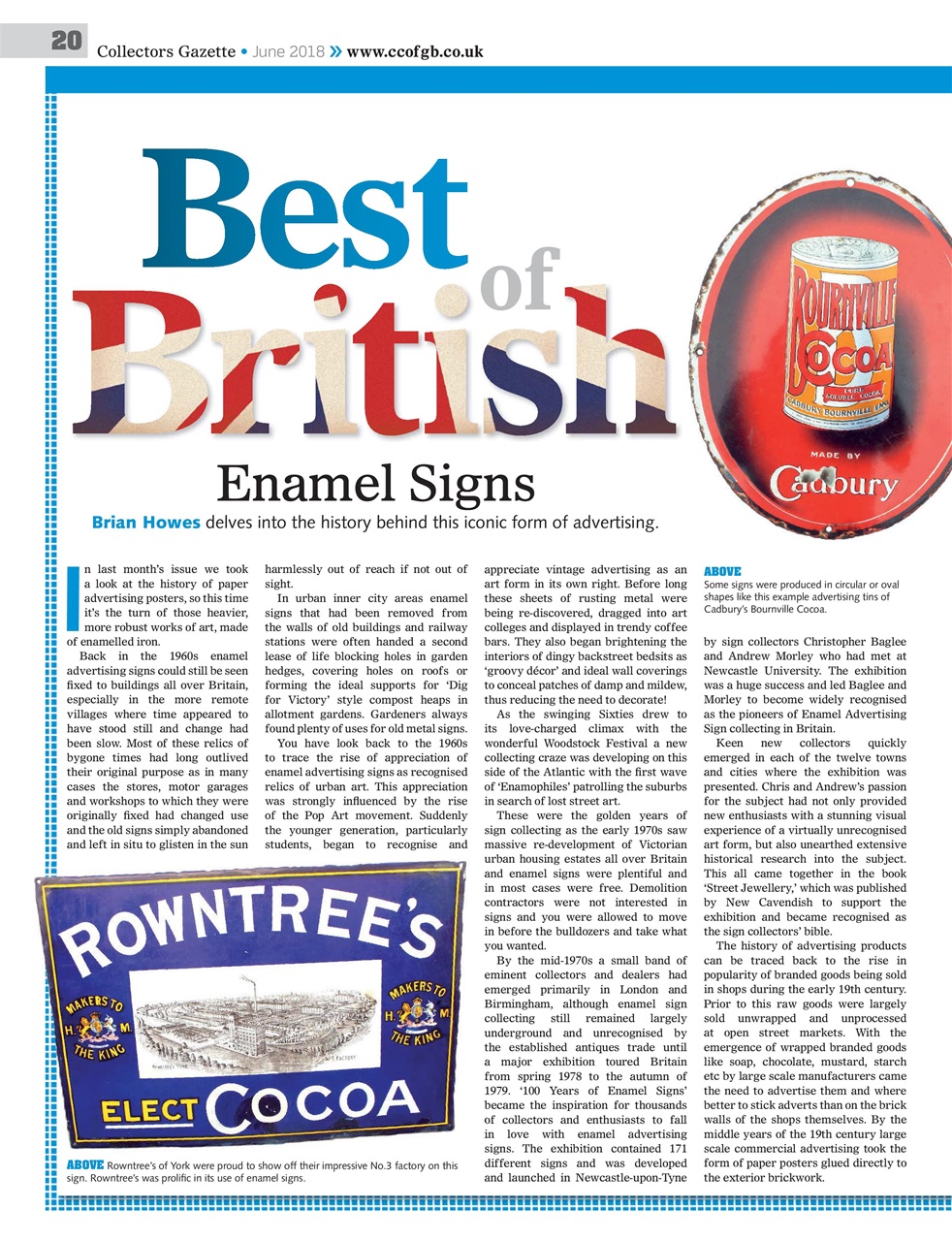 Collectors Gazette Preview Pages