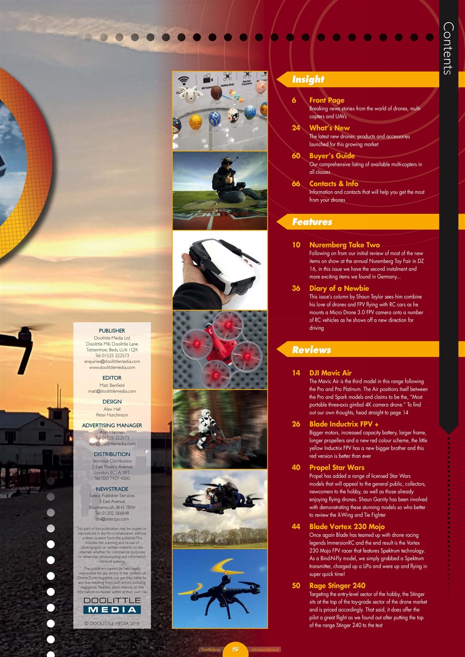 Radio Control DroneZone Preview Pages