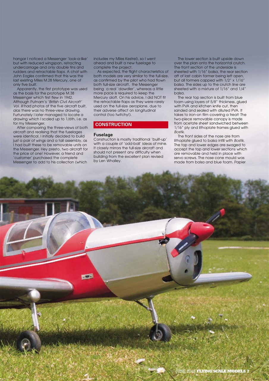 Radio Control Model Flyer Preview Pages