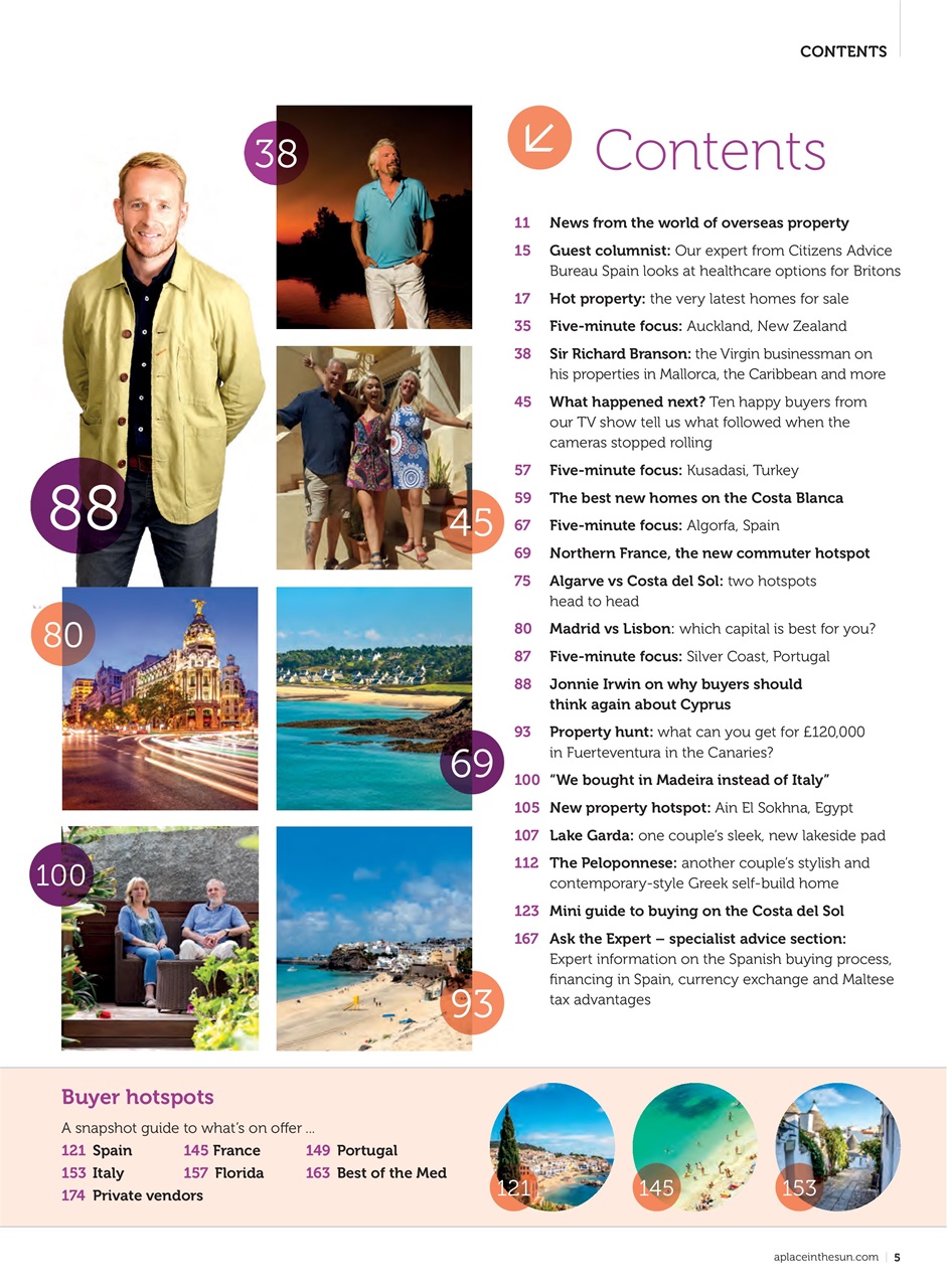 A Place in the Sun Magazine Preview Pages