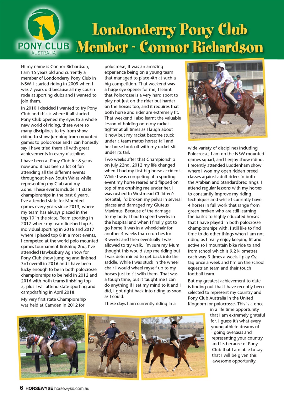 HorseWyse Magazine Preview Pages