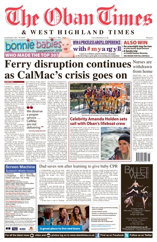 The Oban Times & Lochaber Times issue 3rd May 2018