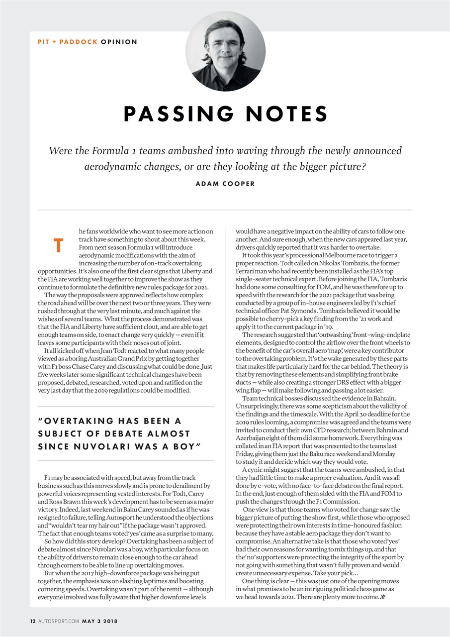 Autosport Preview Pages