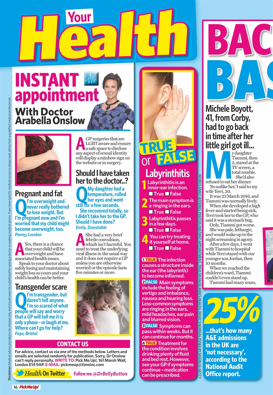 Pick Me Up Preview Pages