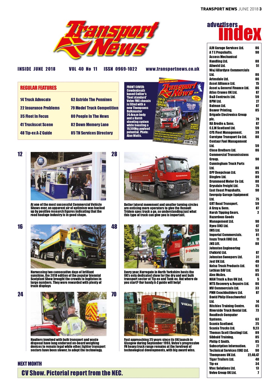 Transport News Preview Pages