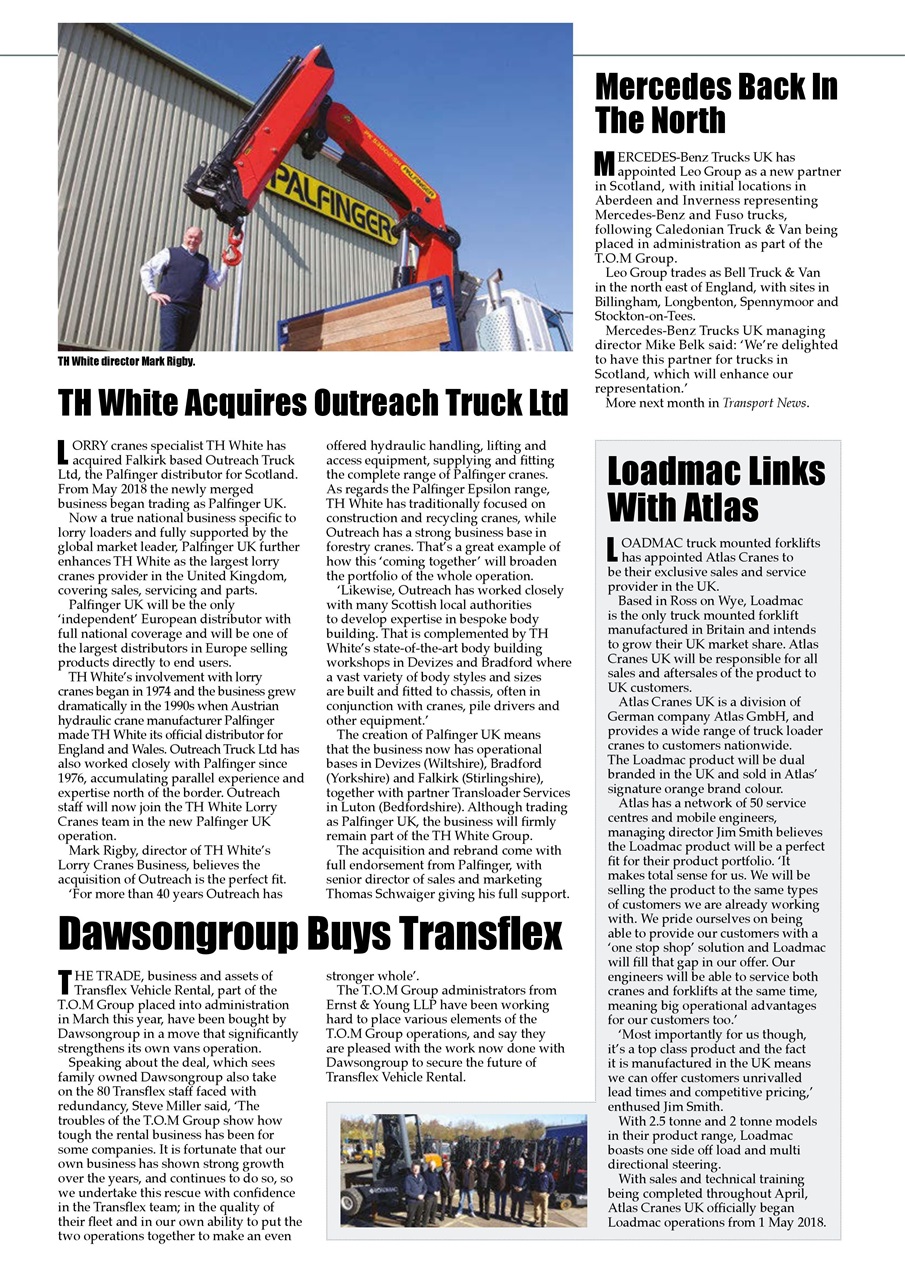 Transport News Preview Pages