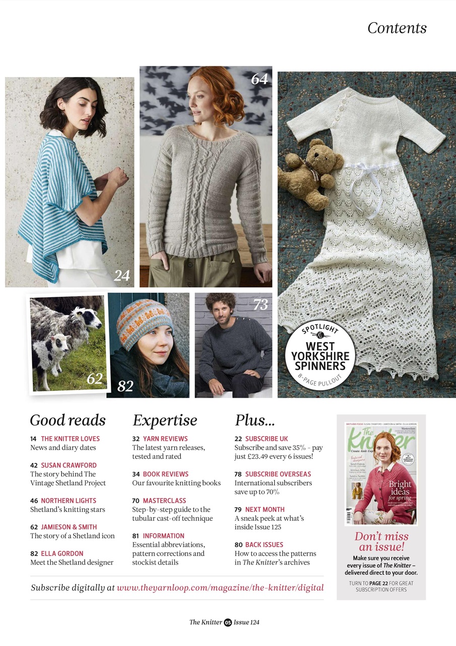 The Knitter Preview Pages