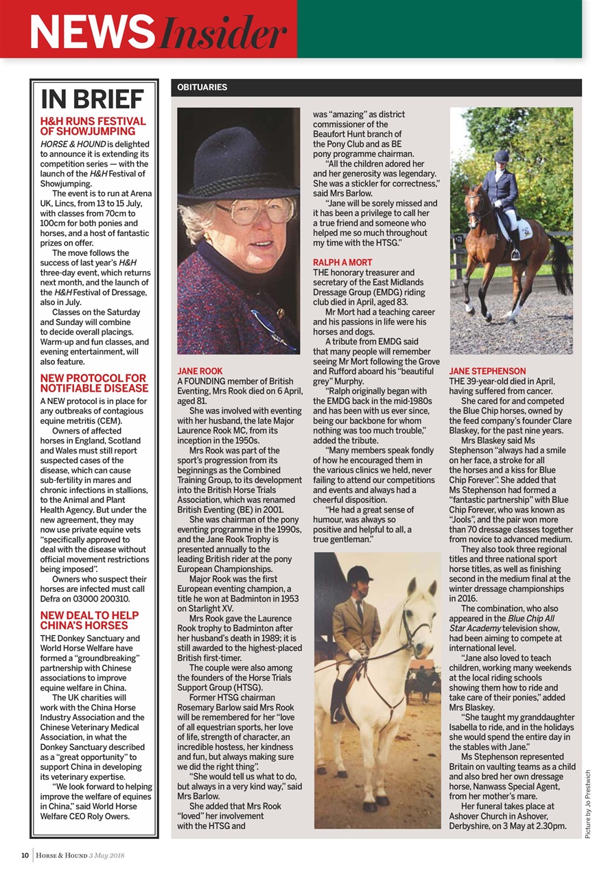 Horse & Hound Preview Pages