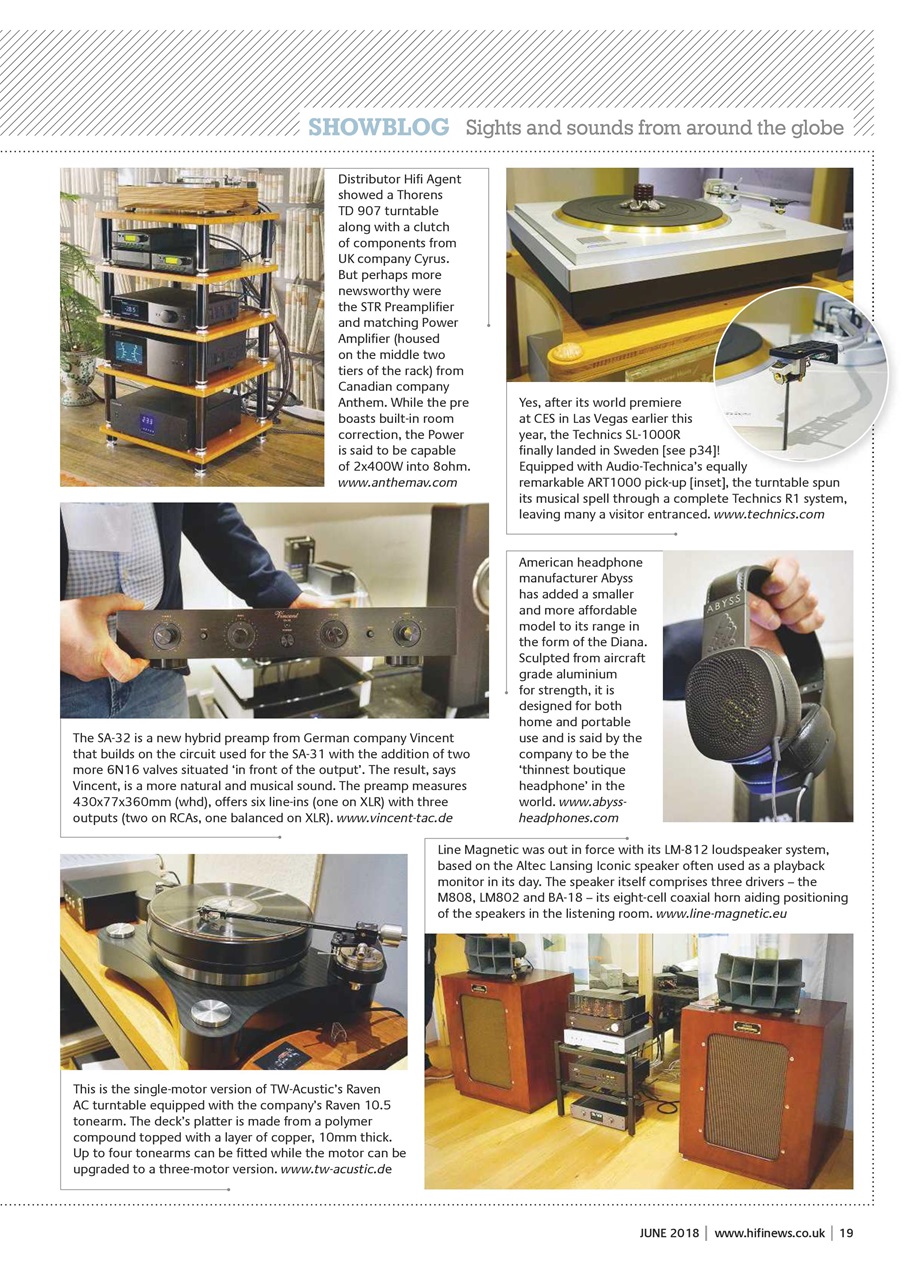 Hi-Fi News Preview Pages
