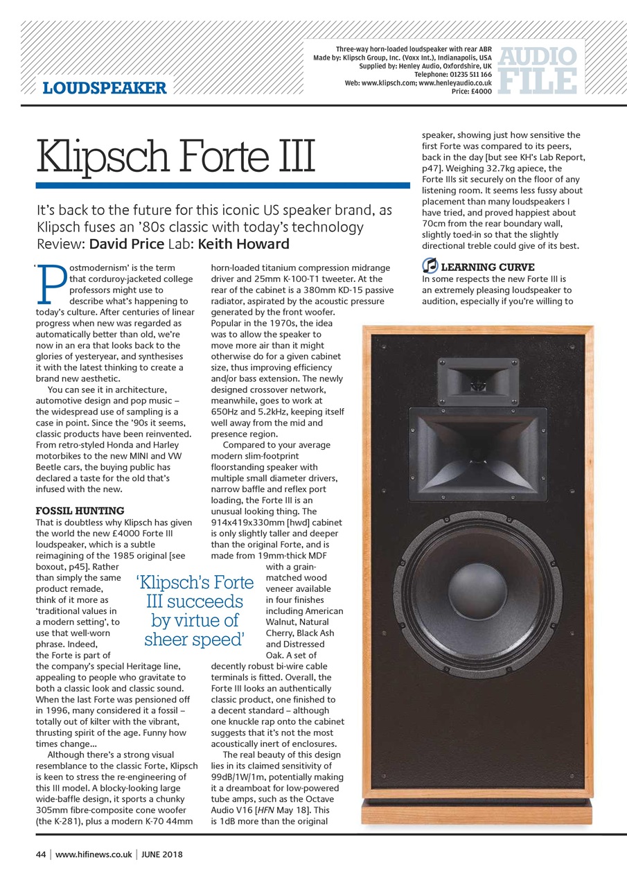 Hi-Fi News Preview Pages