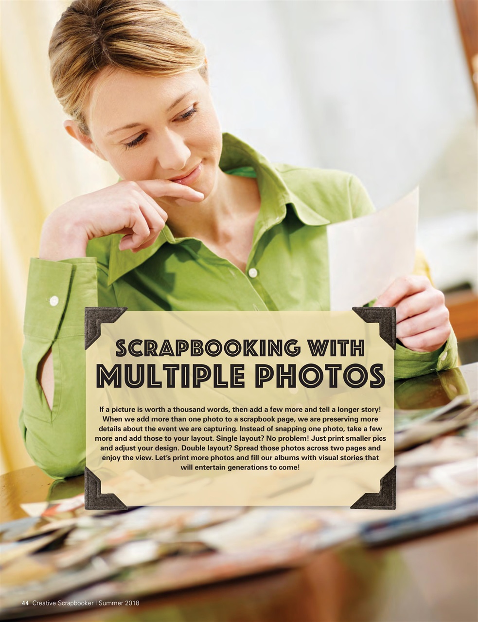 Creative Scrapbooker Preview Pages