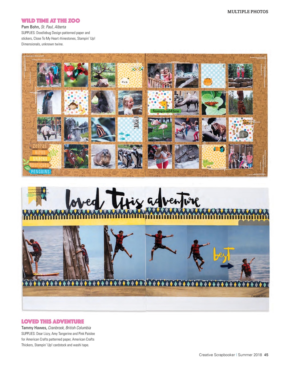 Creative Scrapbooker Preview Pages