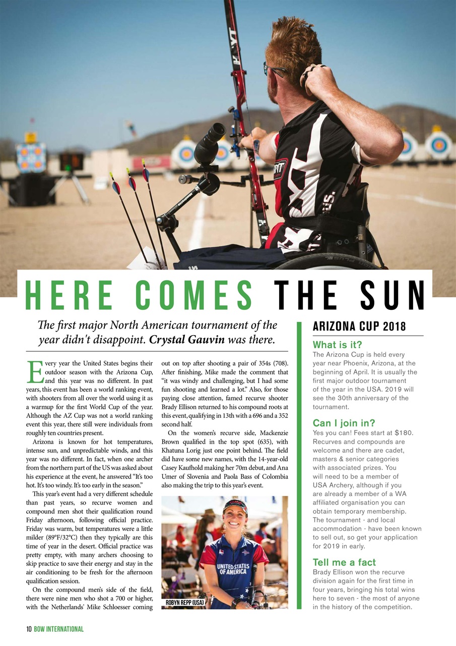 Bow International Preview Pages