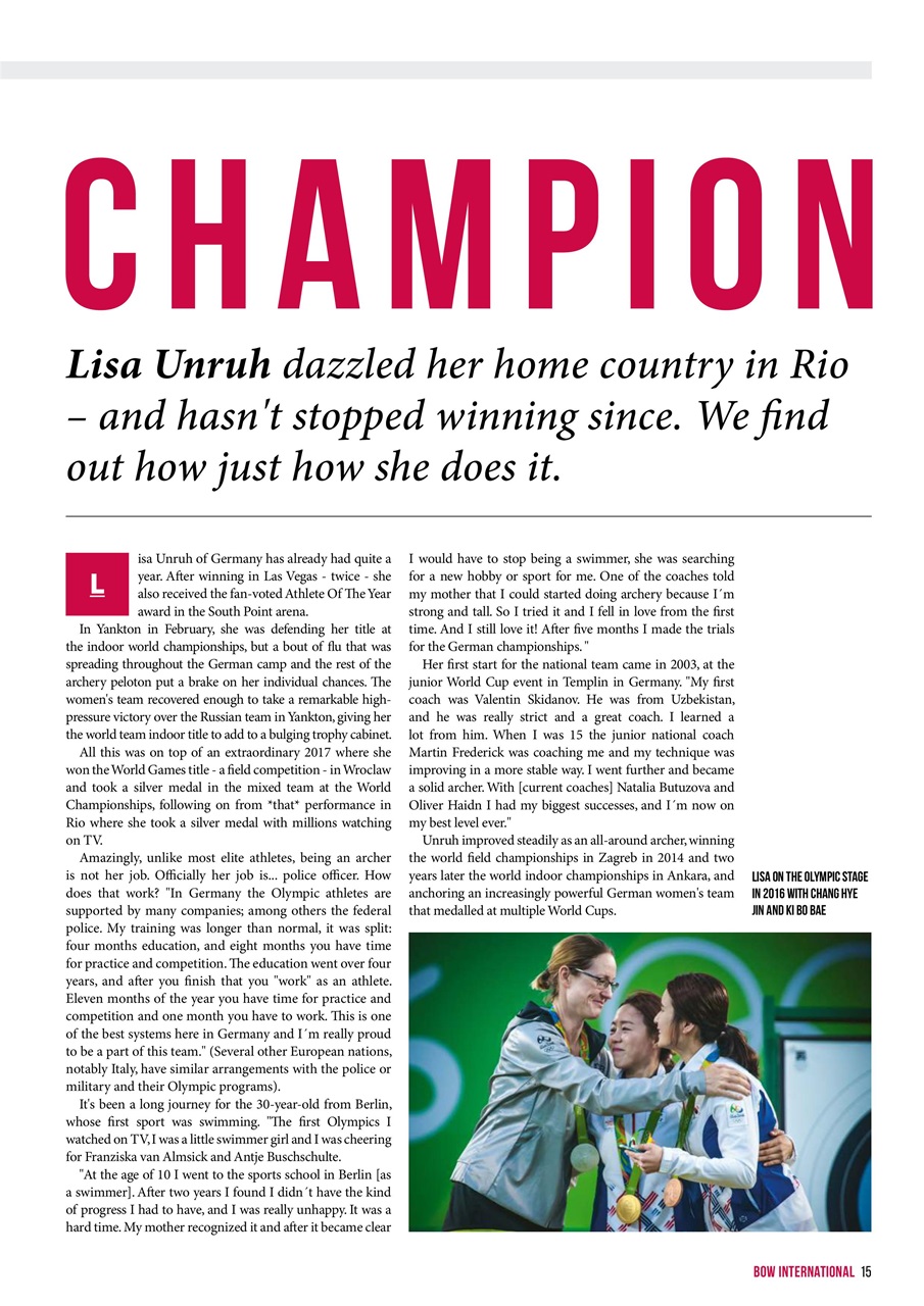 Bow International Preview Pages