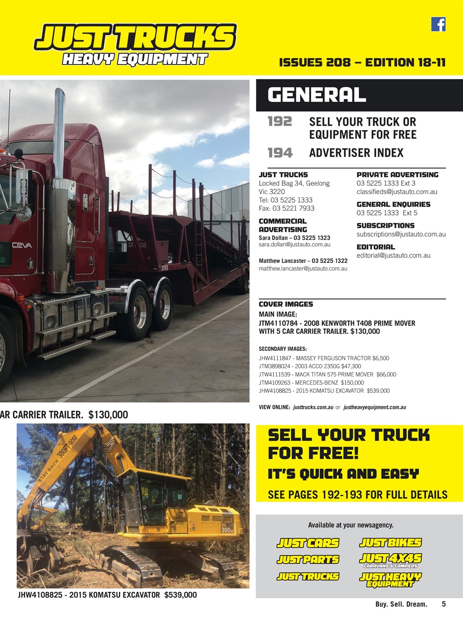 JUST TRUCKS Preview Pages