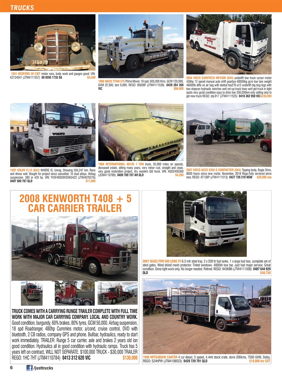 JUST TRUCKS Preview Pages