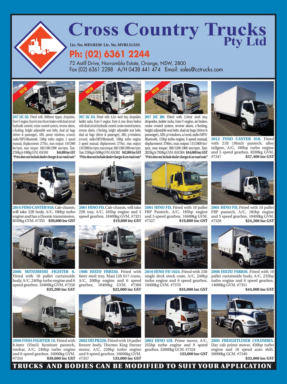 JUST TRUCKS Preview Pages