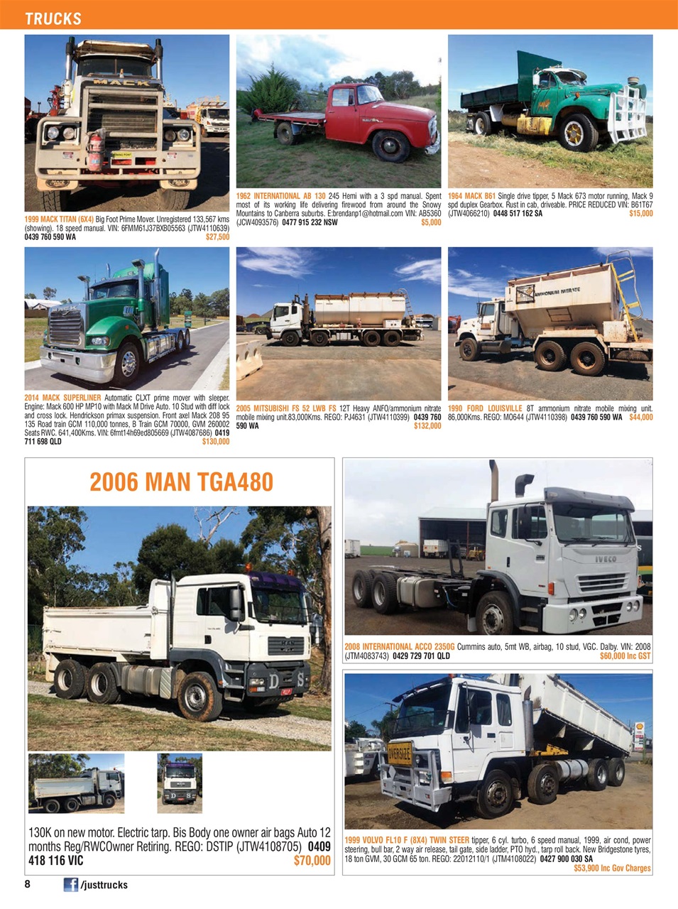 JUST TRUCKS Preview Pages