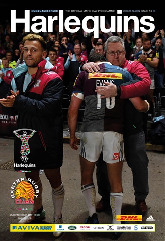 Harlequins issue Harlequins V Exeter Chiefs · Match 16