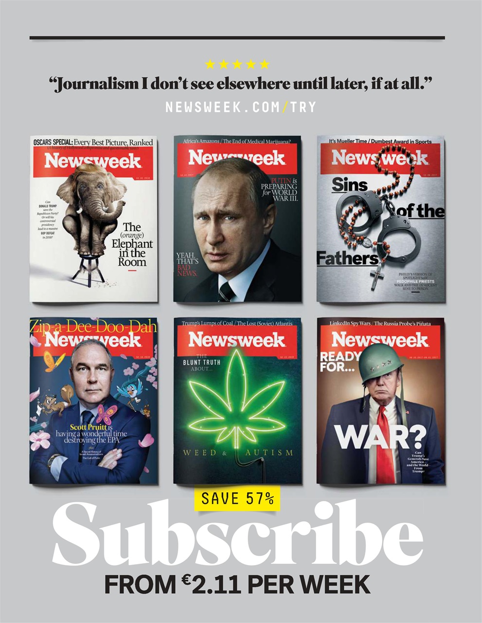 Newsweek International Preview Pages