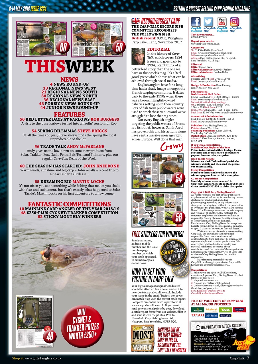 Carp-Talk Preview Pages