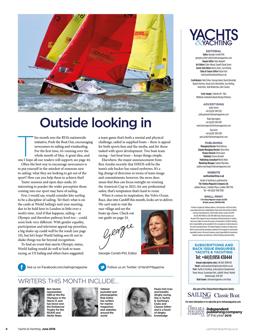 Yachts & Yachting Preview Pages