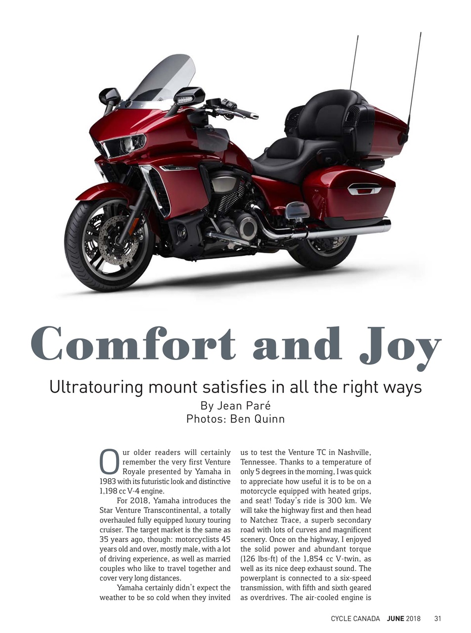 Cycle Canada Preview Pages