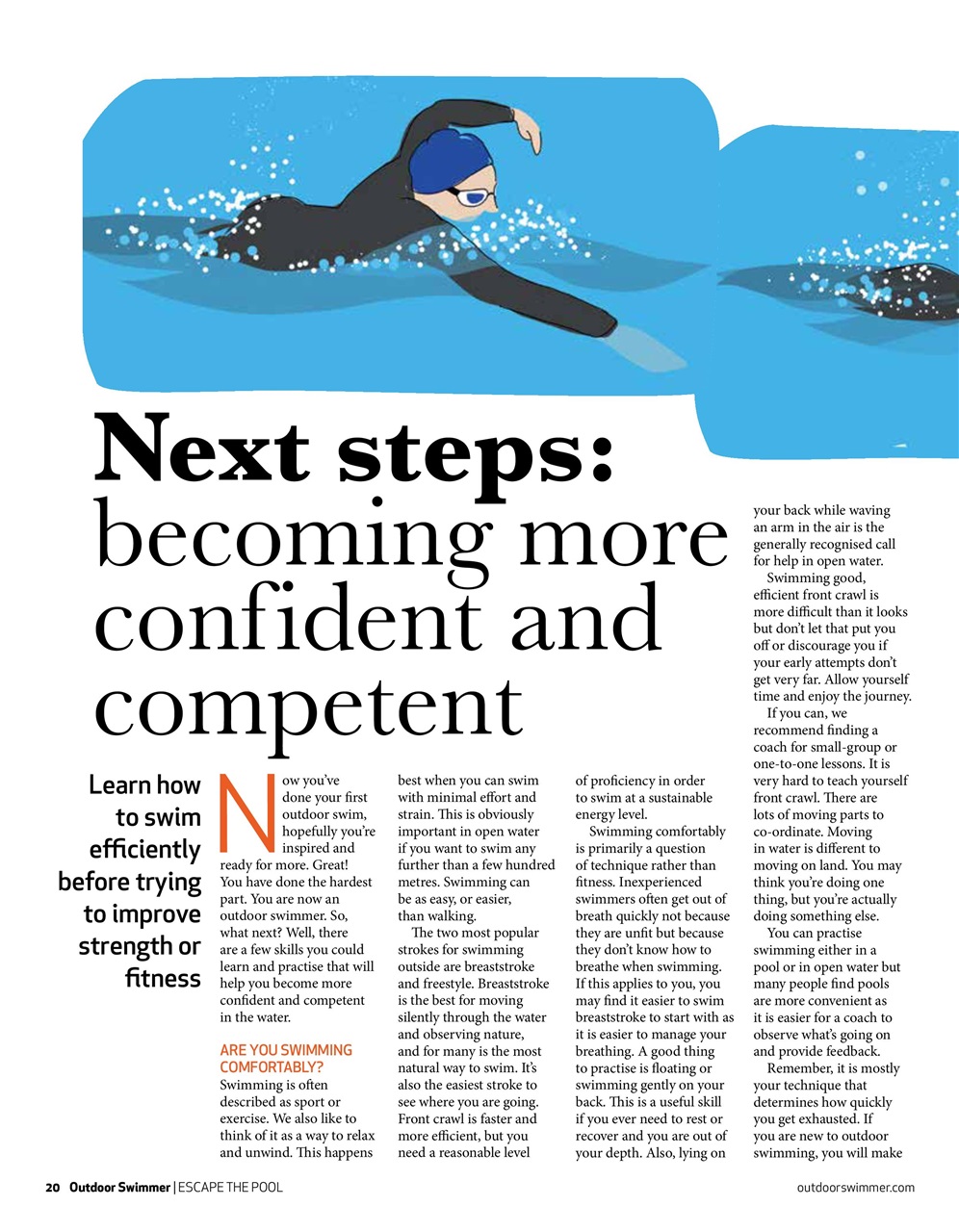 Outdoor Swimmer Preview Pages