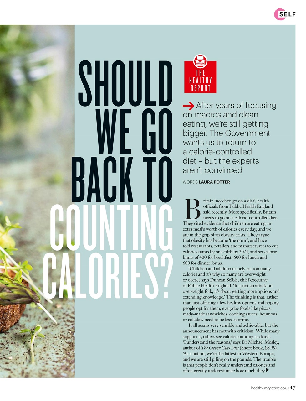 Healthy Magazine Preview Pages